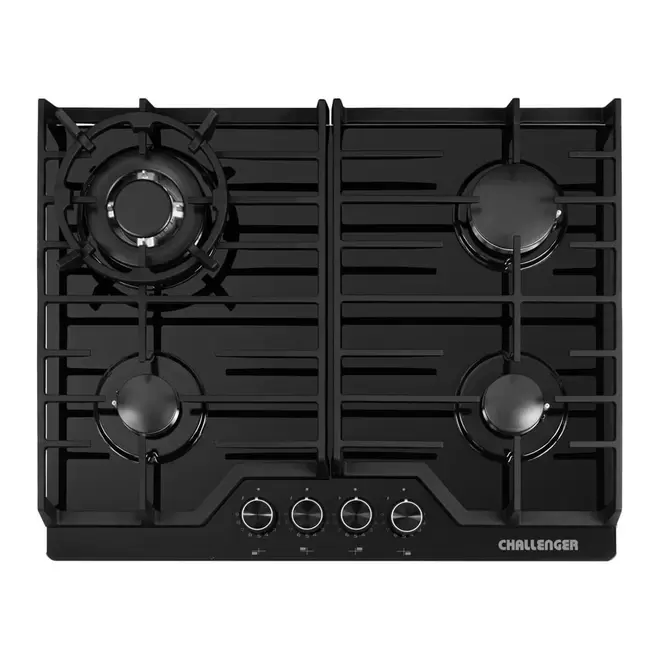 Oferta de Challenger - Encimera a Gas SQ 6767 4Q | Negro por $288,69 en Marcimex