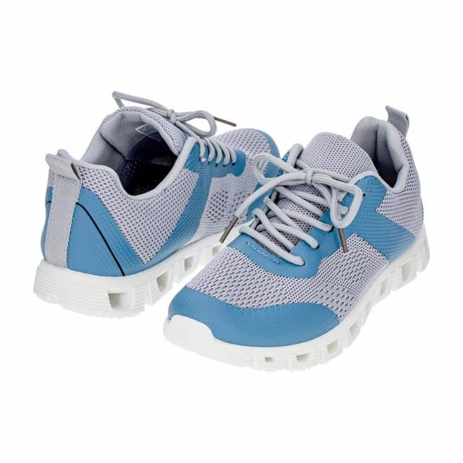 Oferta de Zapato Deportivo Run Gris Con Azul MGX BASIC Talla 38 por $33,87 en Megamaxi