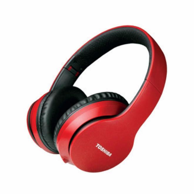 Oferta de Audífonos Rojo TOSHIBA Bluetooth por $39,01 en Megamaxi