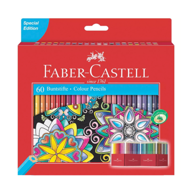 Oferta de Lápices de Colores Faber Castell 60 Colores por $22,39 en Pycca