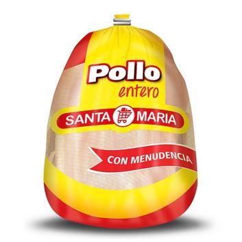 Oferta de Pollo Entero Con Menudencia Santamaría Kg por $3,19 en Santa Maria