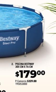 Oferta de Bestway - Piscina 305 Cm X 76 Cm por $179 en Tia
