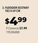 Oferta de Bestway - Flotador 183 X 69 Cm por $4,99 en Tia