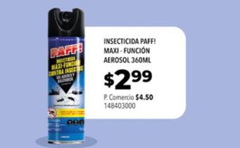 Oferta de Paff! - Insecticida Maxi-función Aerosol 360ml por $2,99 en Tia