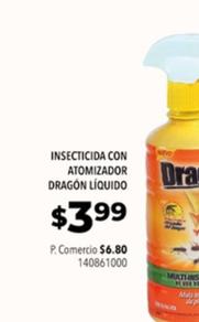 Oferta de Dragón - Insecticida Con Atomizador Líquido por $3,99 en Tia