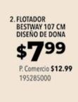 Oferta de Bestway - Flotador 107 Cm Diseño De Dona por $7,99 en Tia